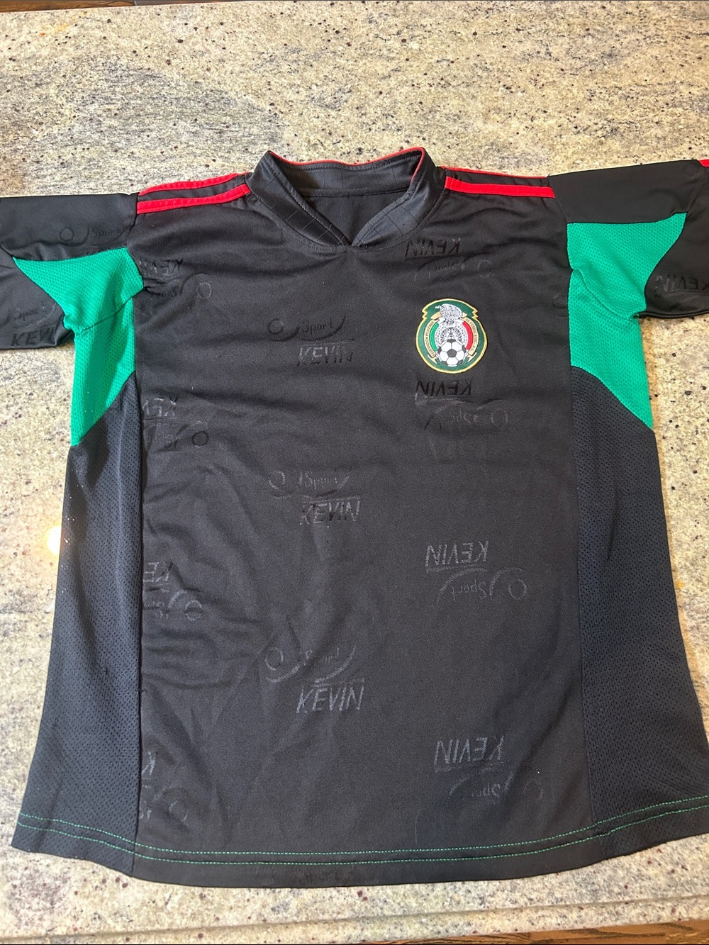 Men's Ross America Federacion Mexicana Soccer Jersey De Futbol Asoc